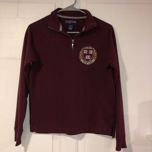 Harvard sweatshirt/quarter zip